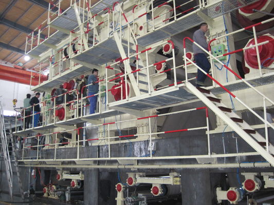 Papel 2100m m de Testliner 50 T/D 280m/Min Kraft Paper Making Machinery