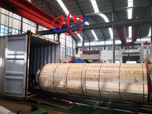 máquina los 200m/Min For Packaging de la fabricación de papel del trazador de líneas de Kraft de la fourdrinier de 2400m m