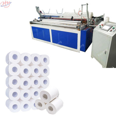 Máquina automática llena el rebobinar del rollo del papel de papel higiénico en venta